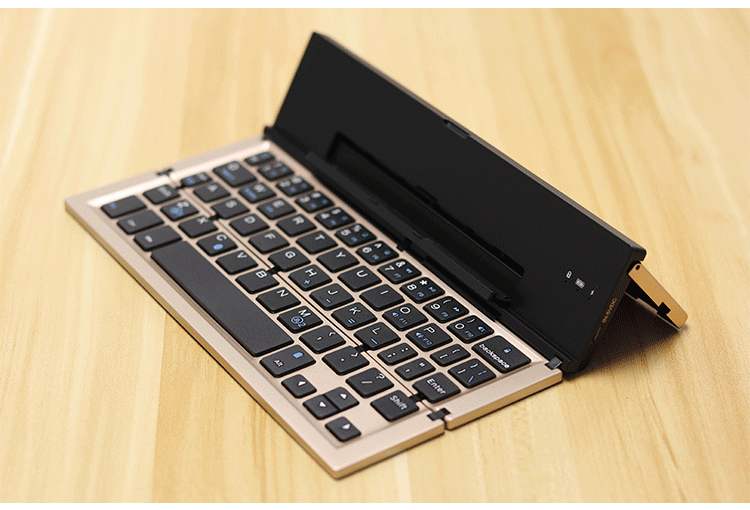 Tri-foldable Wireless Bluetooth Keyboard